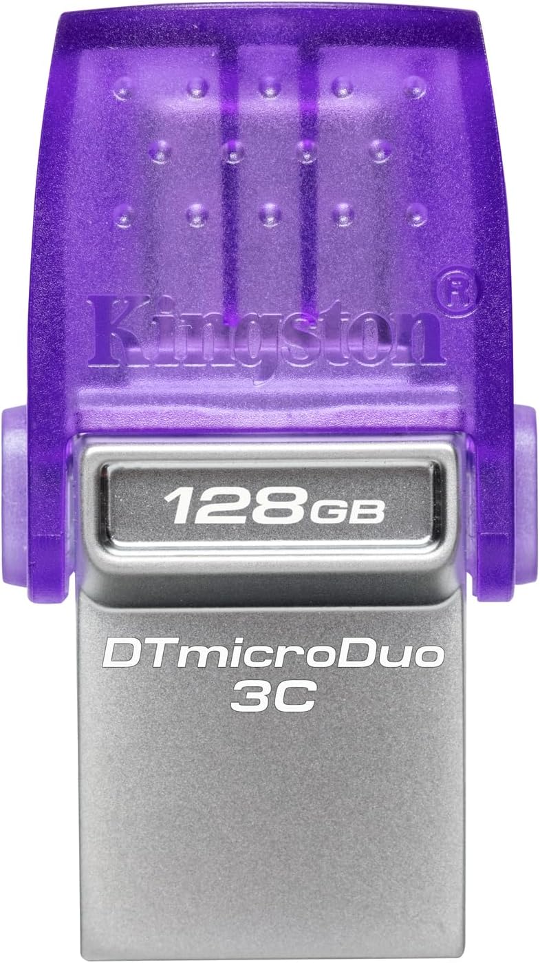 Pendrive 128GB Kingston DataTraveler microDuo 3C USB 3.2 - Imagem 3