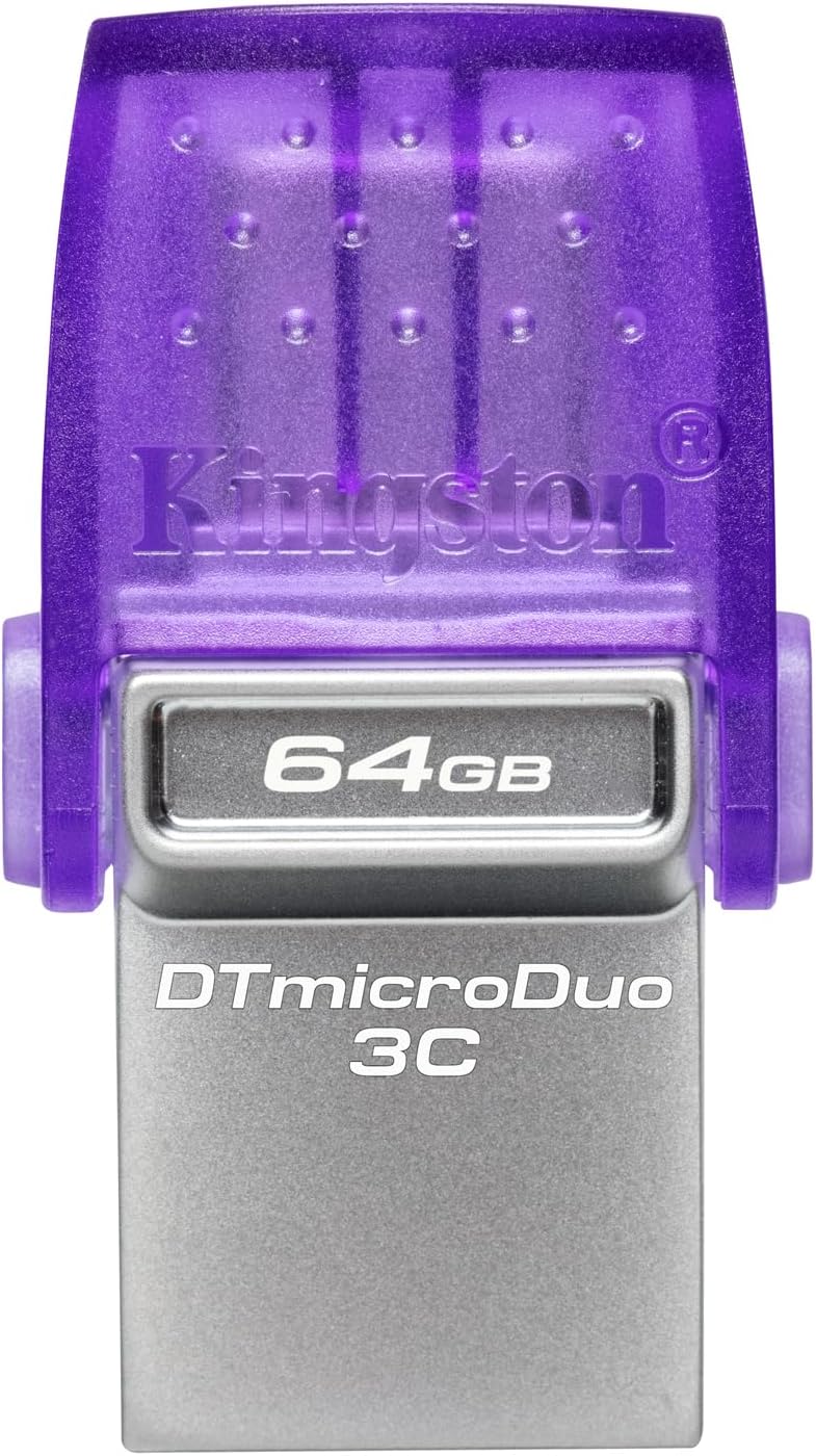 Pendrive 64GB Kingston DataTraveler microDuo 3C USB 3.2 - Imagem 3