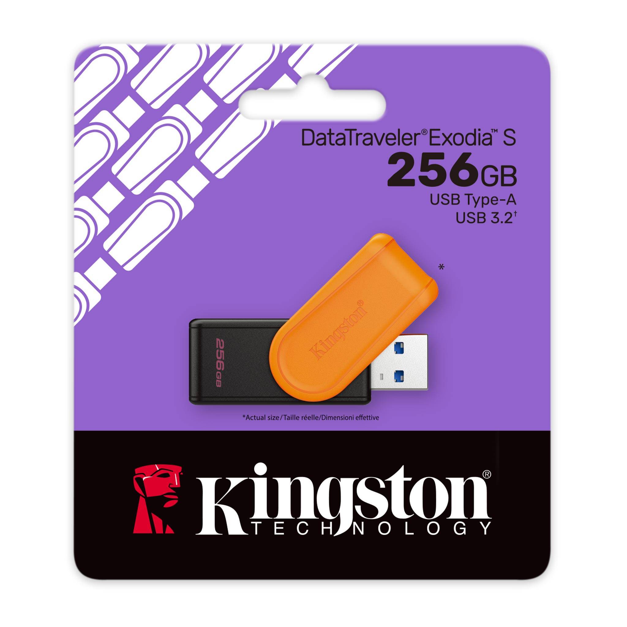 Pendrive 256GB Kingston DataTraveler Exodia S USB 3.2 - Imagem 2