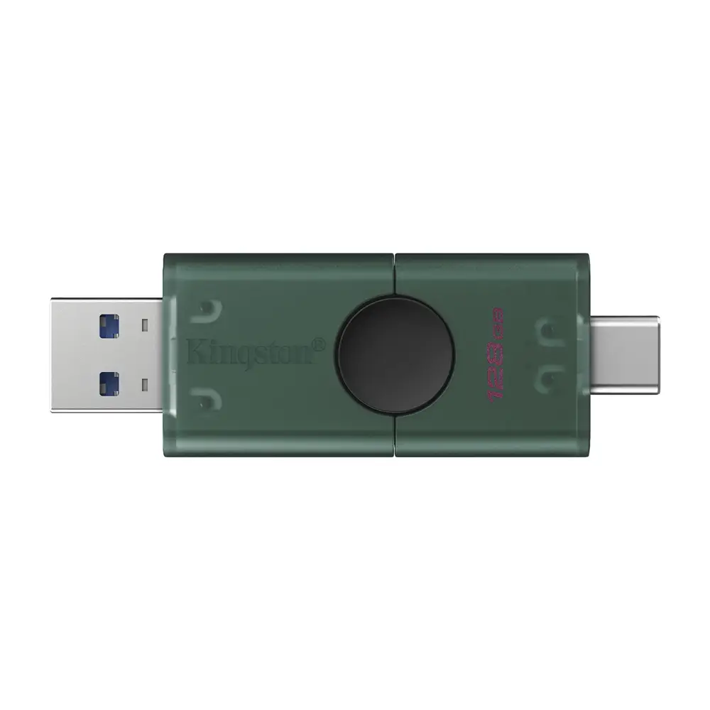 Pendrive 128GB Kingston DataTraveler Duo USB Tipo-C e USB 3.2 - Imagem 2