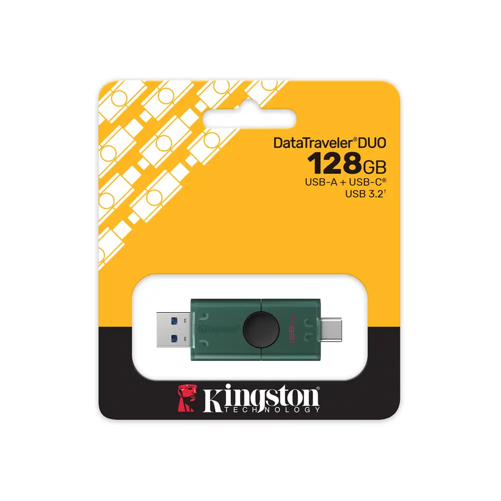 Pendrive 128GB Kingston DataTraveler Duo USB Tipo-C e USB 3.2 - Imagem 4