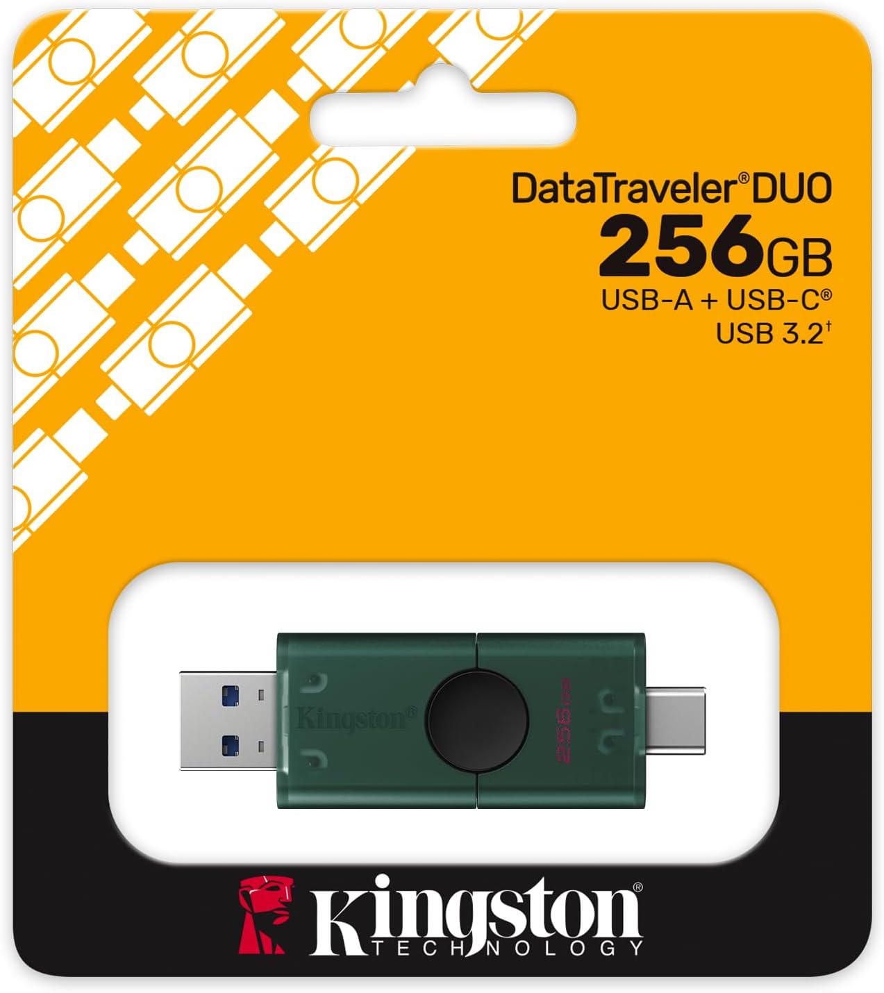 Pendrive 256GB Kingston DataTraveler Duo USB Tipo-C e USB 3.2 - Imagem 5