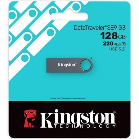 Pendrive 128GB Kingston DataTraveler SE9 G3 USB 3.2 - Imagem 3