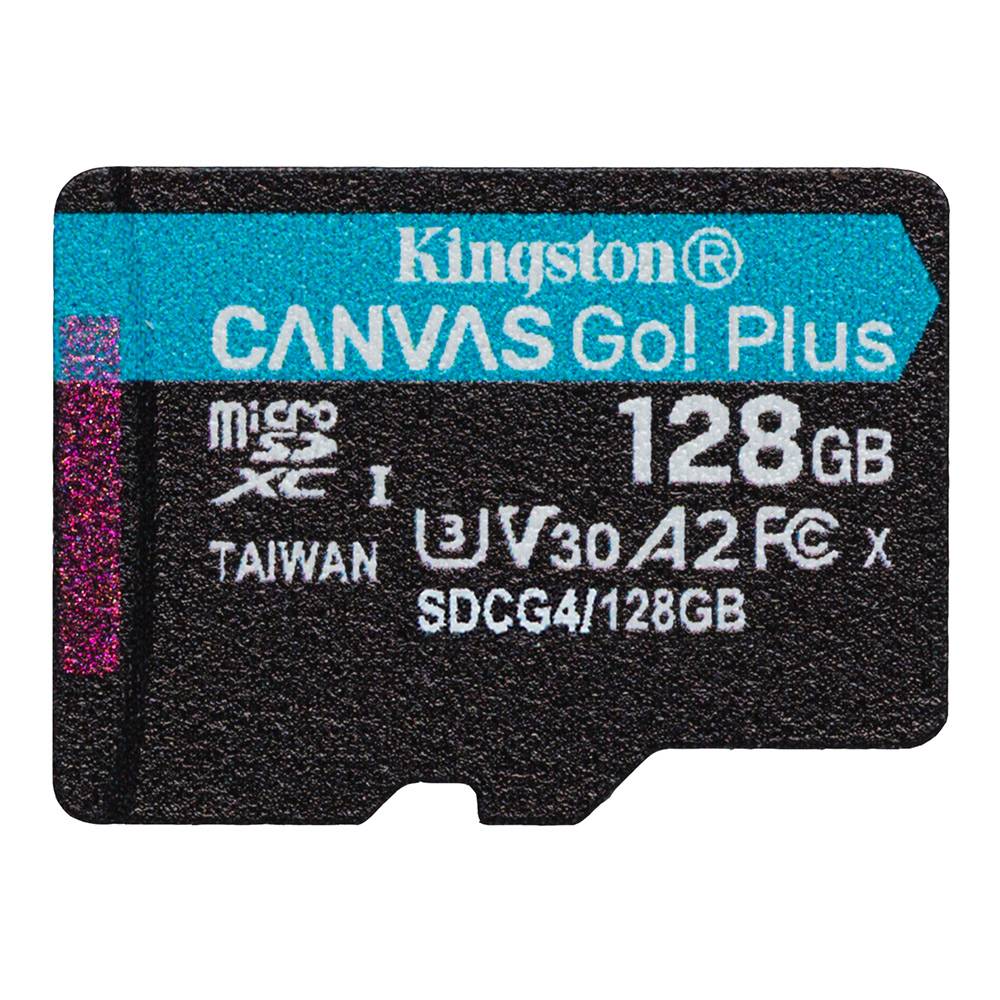 Cartão de Memória Kingston CANVAS Go! Plus 128GB microSD XC com Adaptador/ Classe 10/ 200MBs - Imagem 6