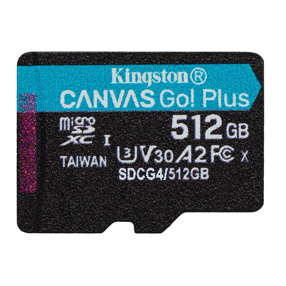 Cartão de Memória Kingston CANVAS Go! Plus 512GB microSD XC com Adaptador / Classe 10 / 200MBs - Imagem 5