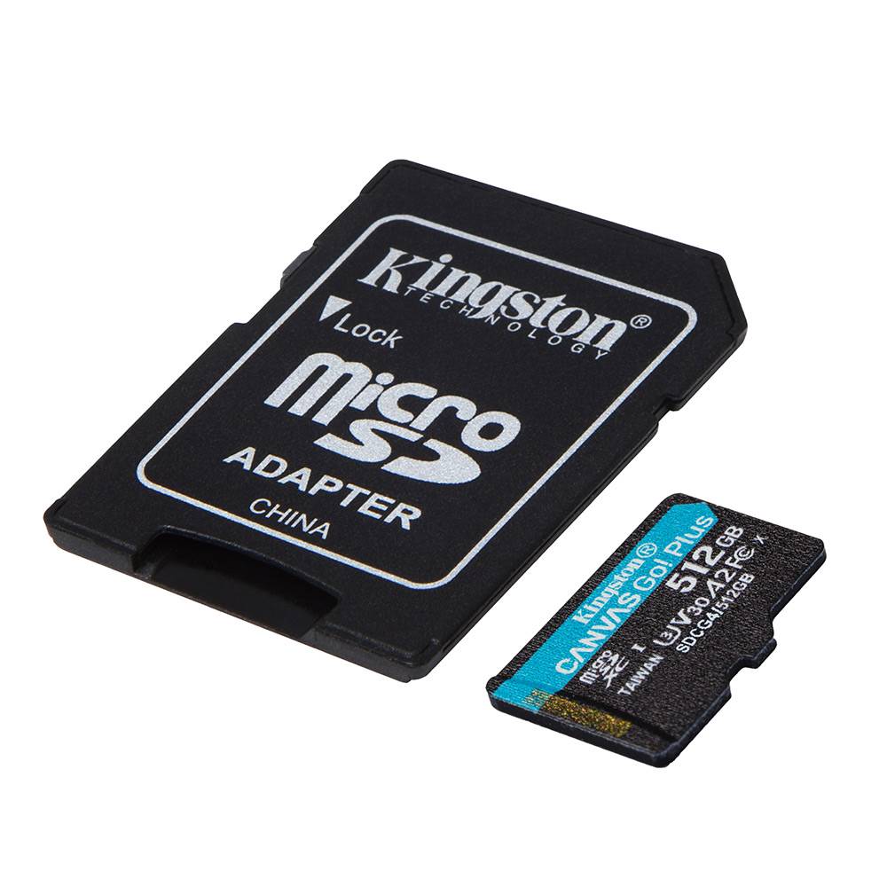 Cartão de Memória Kingston CANVAS Go! Plus 512GB microSD XC com Adaptador / Classe 10 / 200MBs - Imagem 4