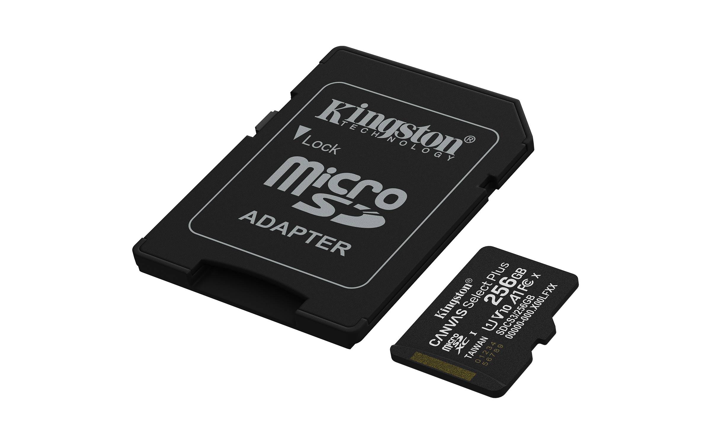 Cartão de Memória Kingston CANVAS Select Plus 256GB microSD XC com Adaptador/ Classe 10/ 150MBs - Imagem 2