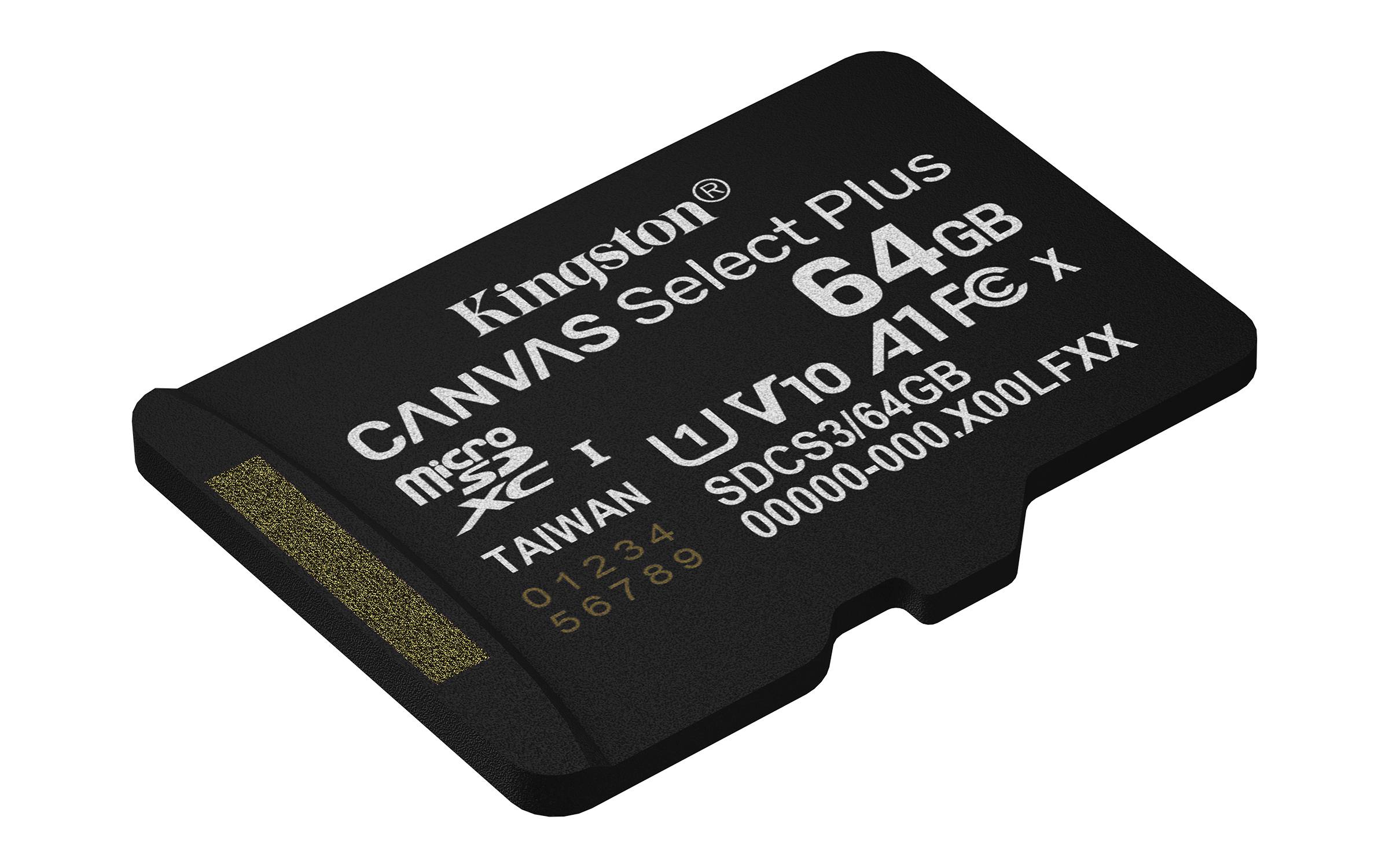 Cartão de Memória Kingston CANVAS Select Plus 64GB microSD XC com Adaptador/ Classe 10/ 100MBs - Imagem 4