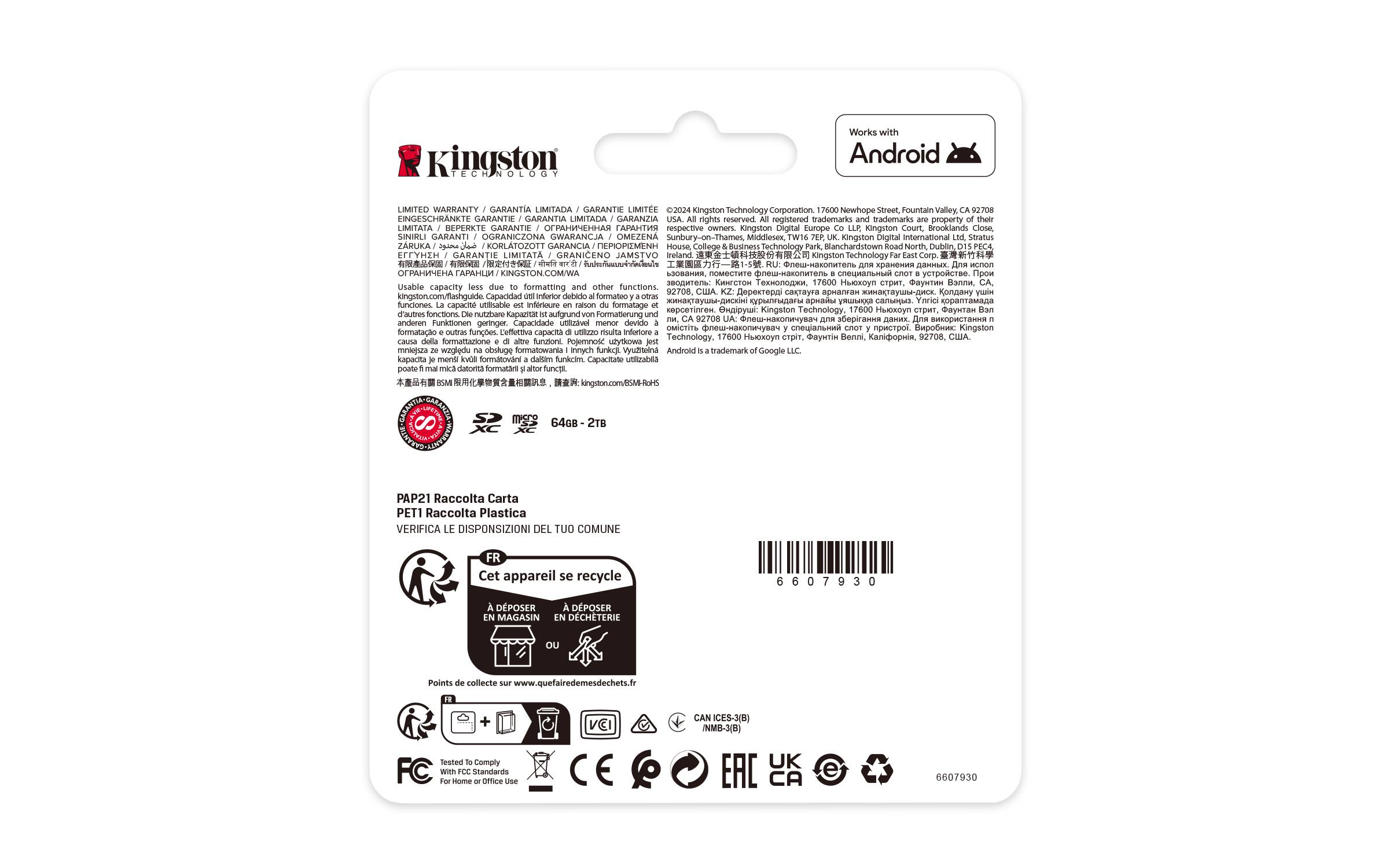 Cartão de Memória Kingston CANVAS Select Plus 1TB SD XC/ Classe 10/ 150MBs - Imagem 4