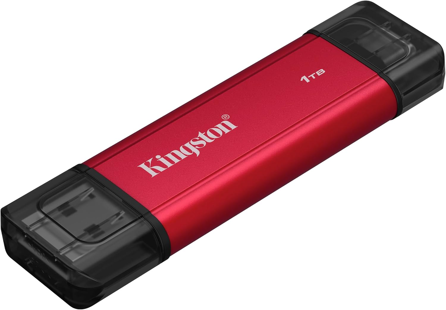Disco Externo SSD Kingston Dual Portable SSD 1TB/ USB Tipo-C e USB 3.2/ Vermelho - Imagem 4