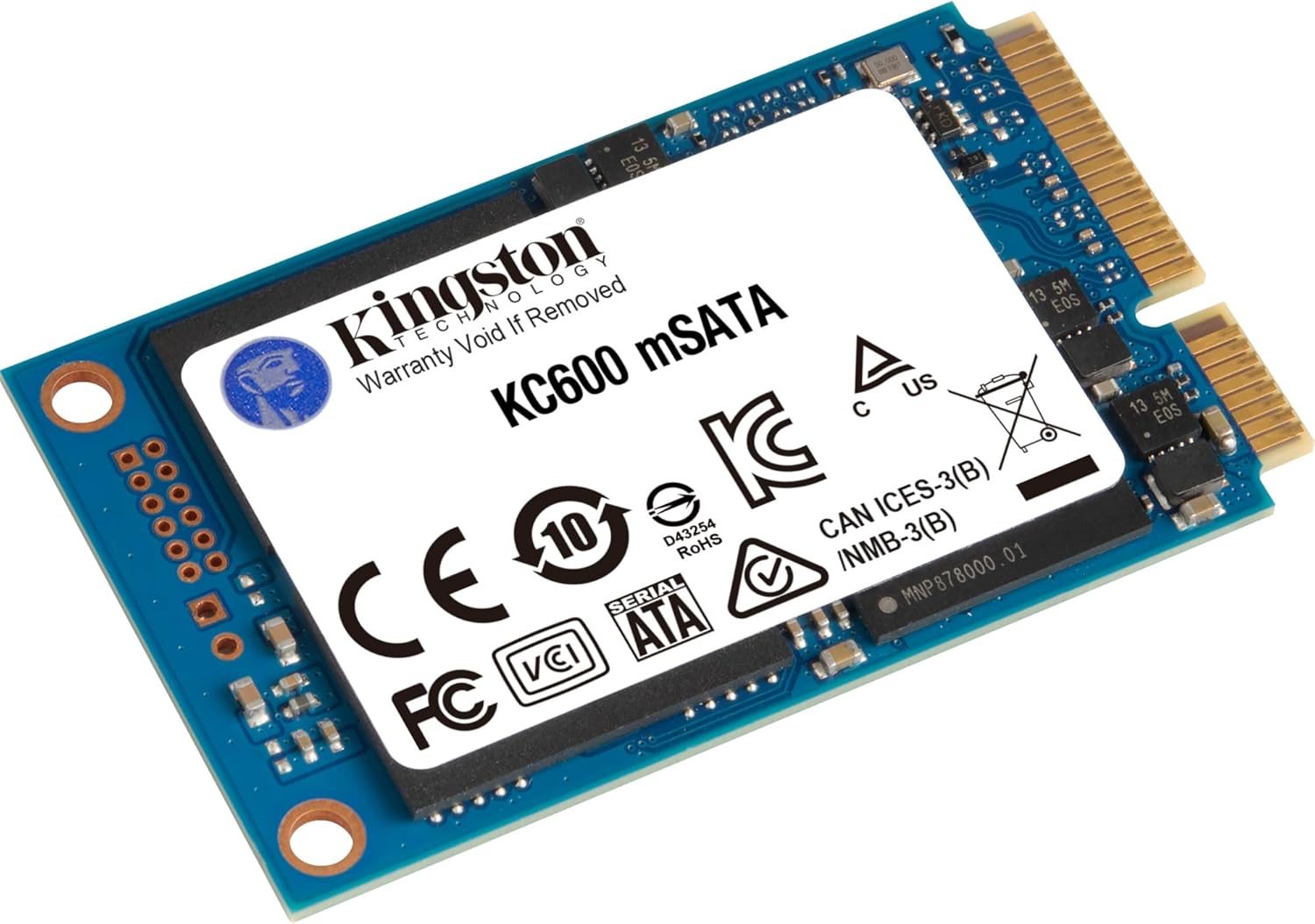 Disco SSD Kingston KC600 1TB/ mSATA/ Full Capacity