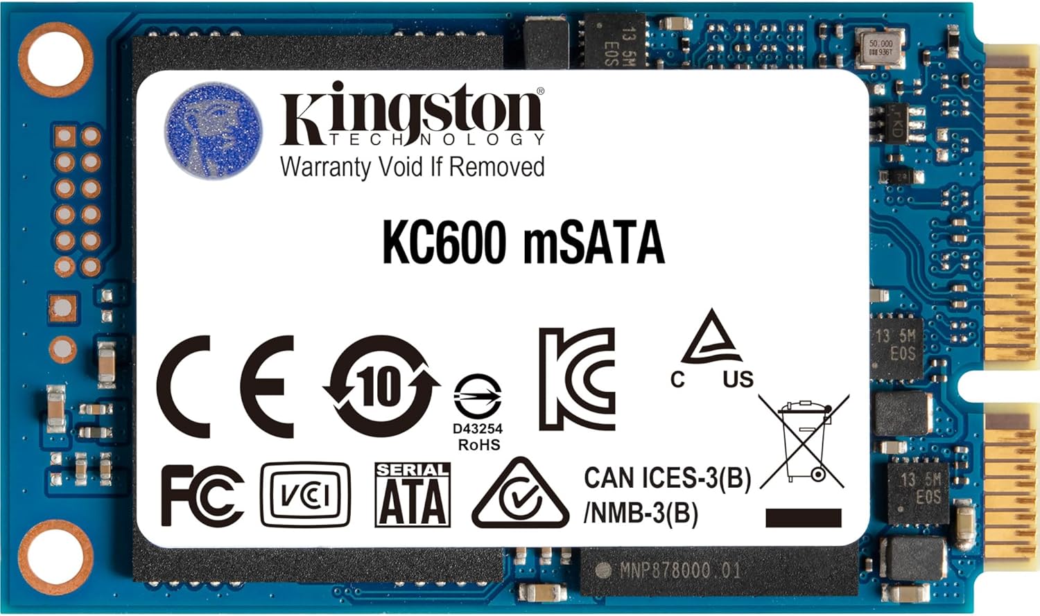 Disco SSD Kingston KC600 256GB/ mSATA/ Capacidade Total - Imagem 3