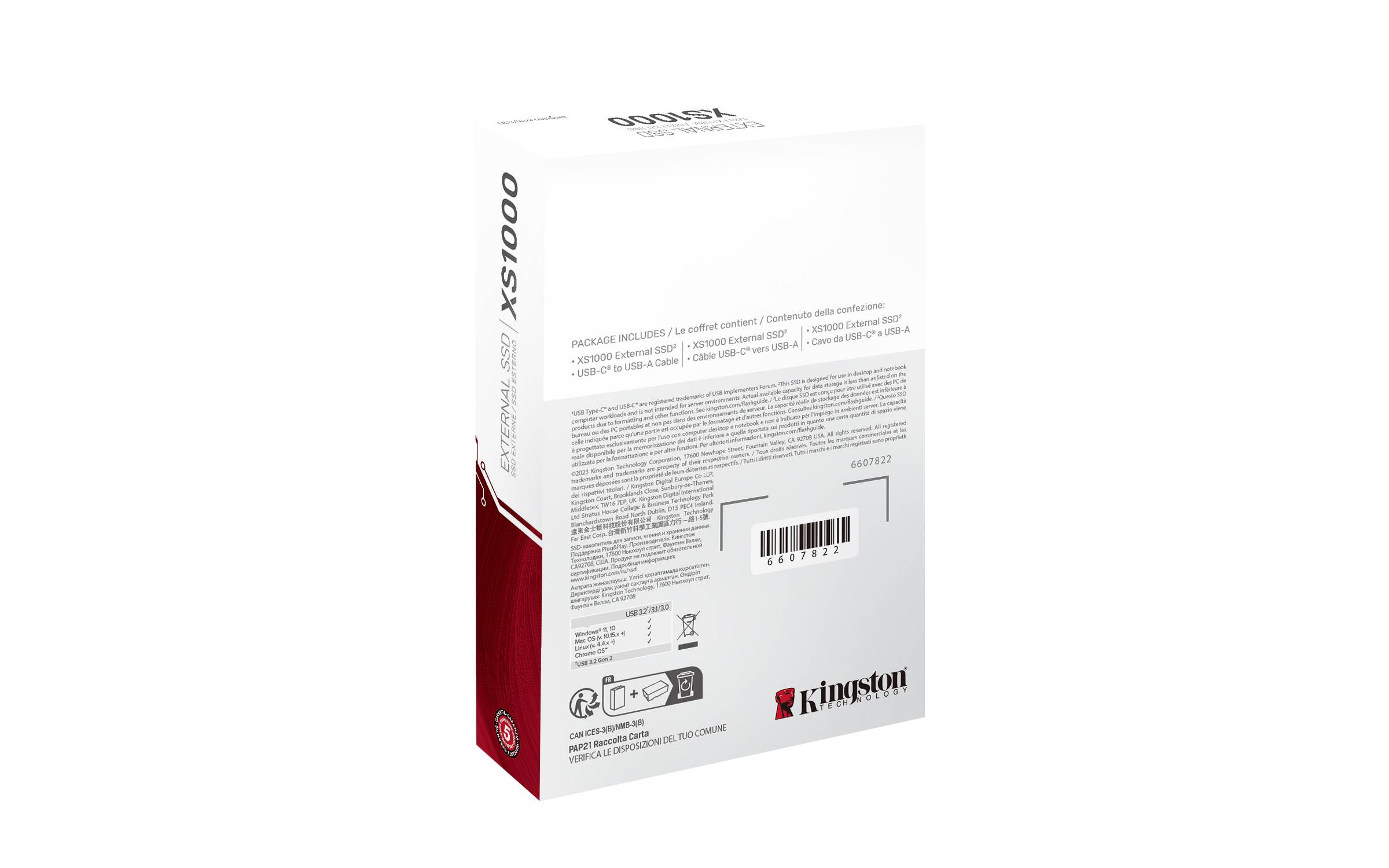 Disco Externo SSD Kingston XS1000 1TB/ USB 3.2/ Preto - Imagem 14