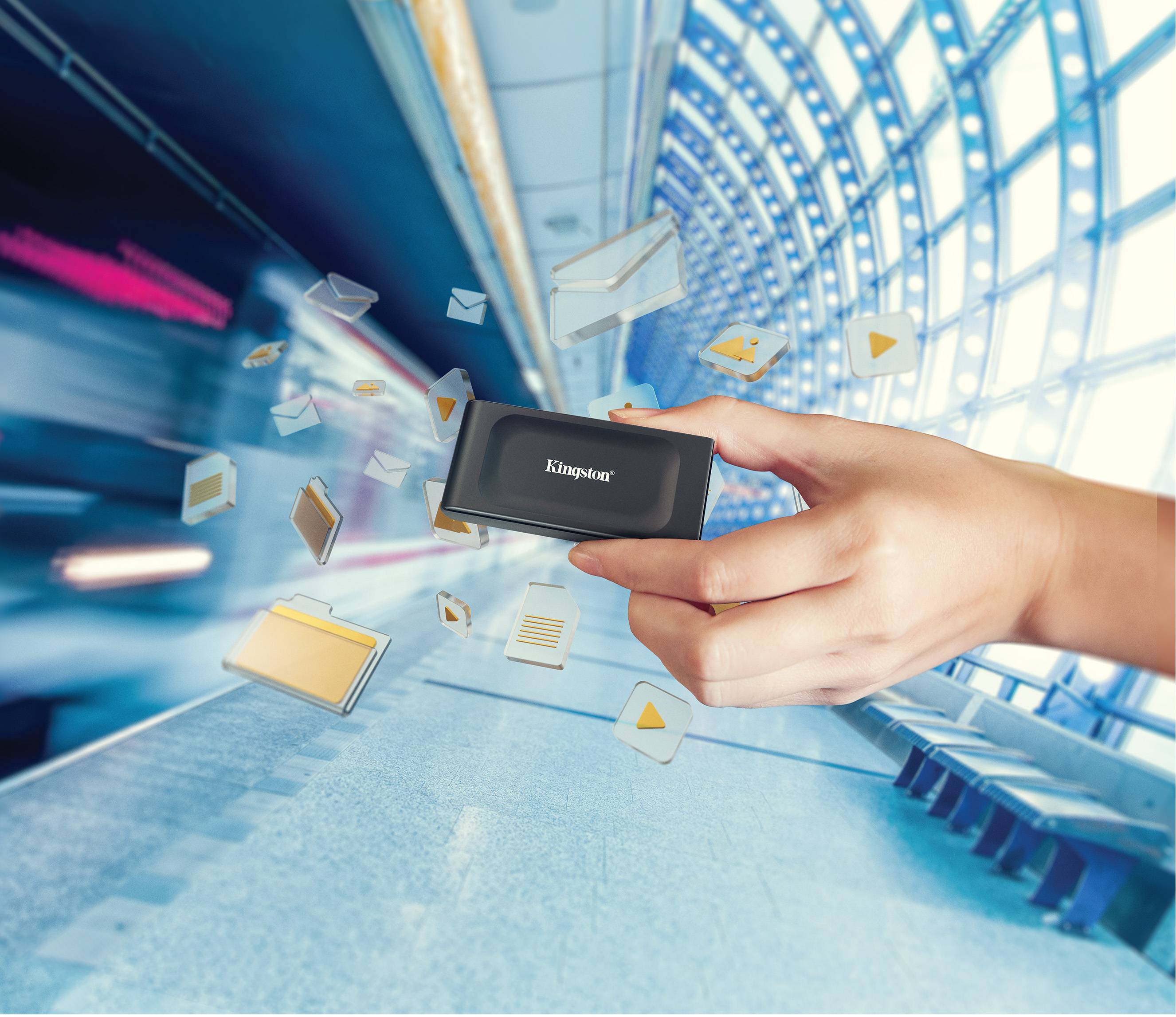 Disco Externo SSD Kingston XS1000 1TB/ USB 3.2/ Preto - Imagem 11
