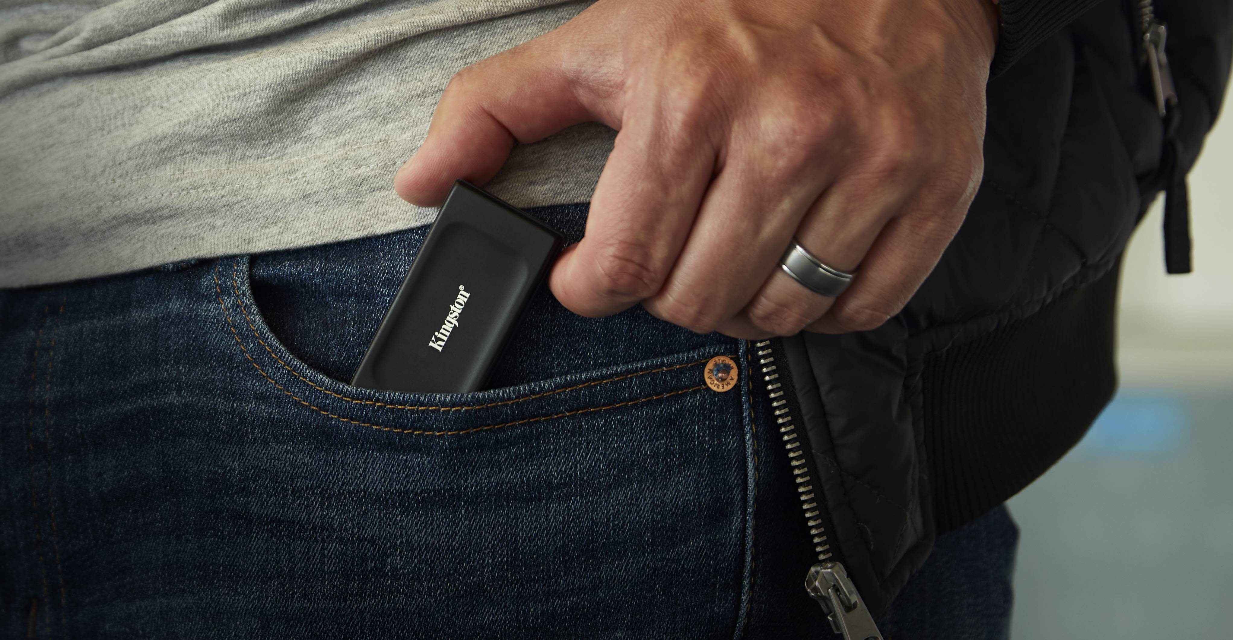 Disco Externo SSD Kingston XS1000 1TB/ USB 3.2/ Preto - Imagem 4