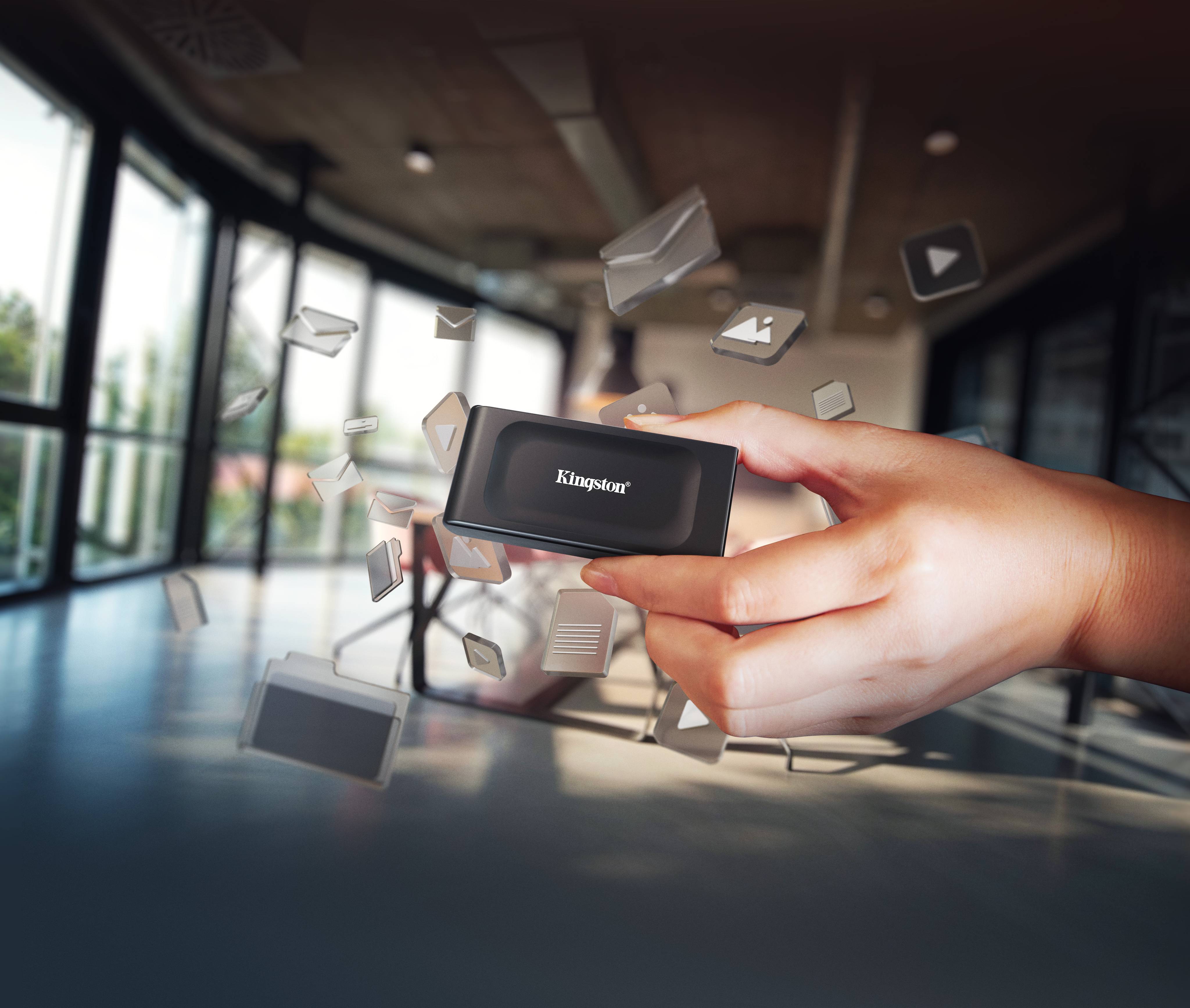Disco Externo SSD Kingston XS1000 1TB/ USB 3.2/ Preto - Imagem 12