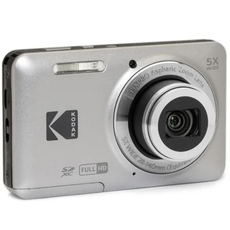Câmara Digital Kodak Pixpro FZ55 16MP Zoom Óptico 5x Full HD Ecrã 2.7" Prateada - Imagem 2
