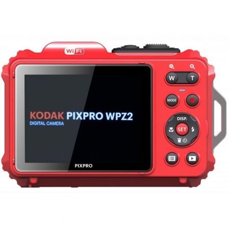 Pack Câmara Digital Kodak Pixpro WPZ2RD6 + 2 Baterias + 1 MicroSD/ 16MP/ Zoom Óptico 4x/ Vermelho - Imagem 3