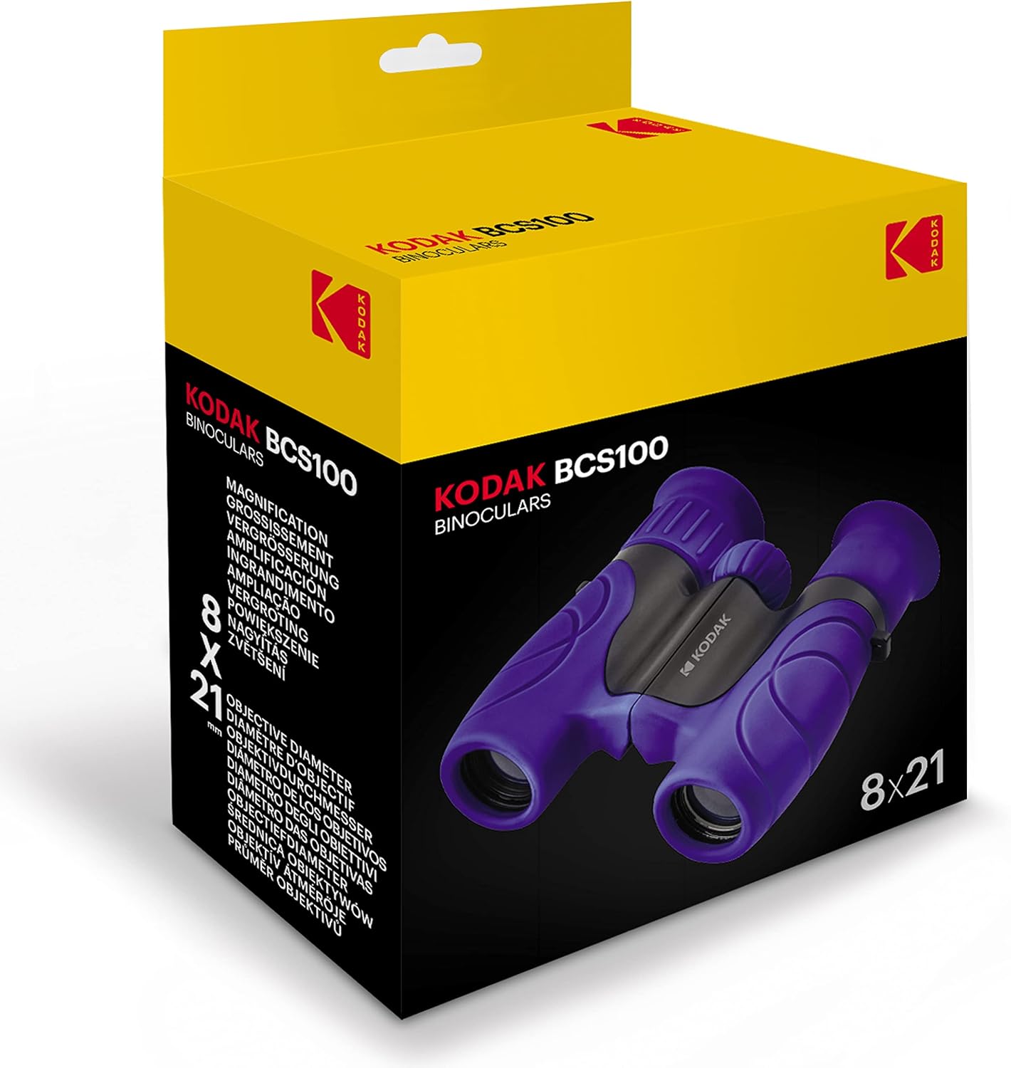 Binóculos para Criança Kodak BCS100 Zoom 8x Lente 21mm Azul - Imagem 7