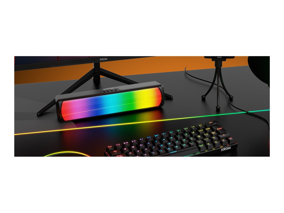 Barra de Som com Bluetooth Krom K-POP/ 6W/ 2.0 - Imagem 8