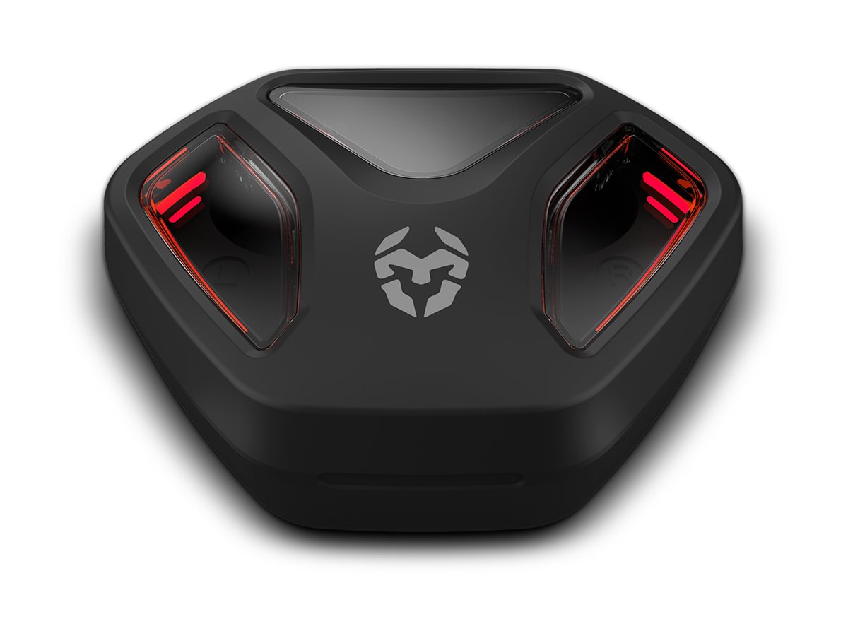 Auriculares Bluetooth Krom Kall com estojo de carga/ Autonomia 4h/ Pretos
