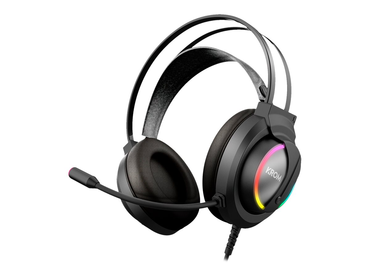 Auscultadores Gaming com Microfone Krom Kappa/ Jack 3.5/ USB 2.0/ Pretos - Imagem 5
