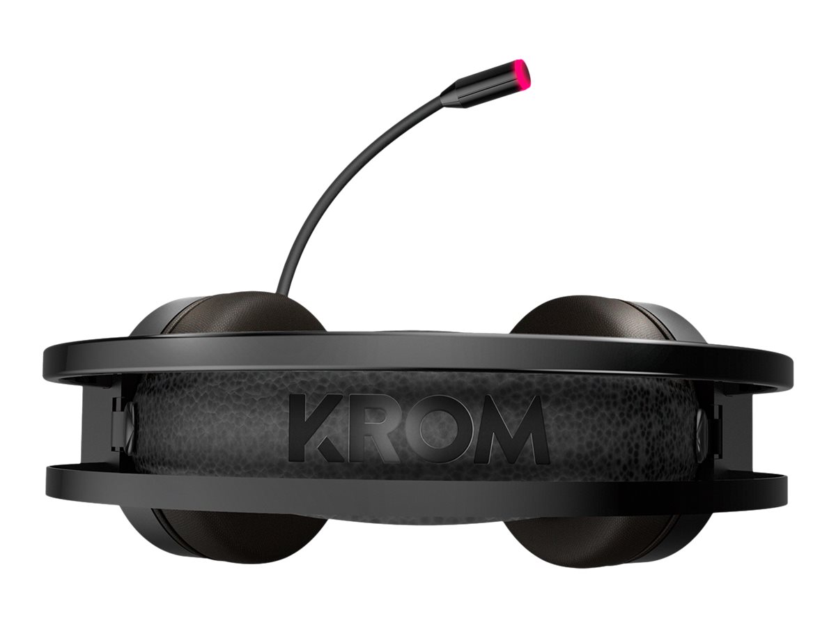 Auscultadores Gaming com Microfone Krom Kappa/ Jack 3.5/ USB 2.0/ Pretos - Imagem 2