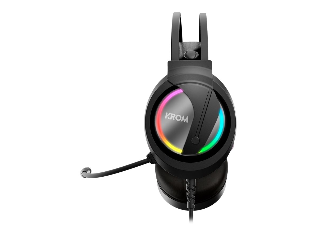 Auscultadores Gaming com Microfone Krom Kappa/ Jack 3.5/ USB 2.0/ Pretos - Imagem 3