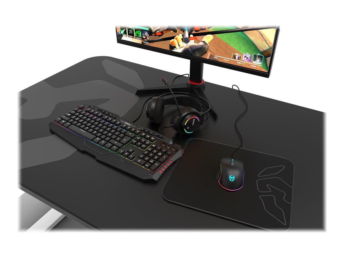 Auscultadores Gaming com Microfone Krom Kappa/ Jack 3.5/ USB 2.0/ Pretos - Imagem 10