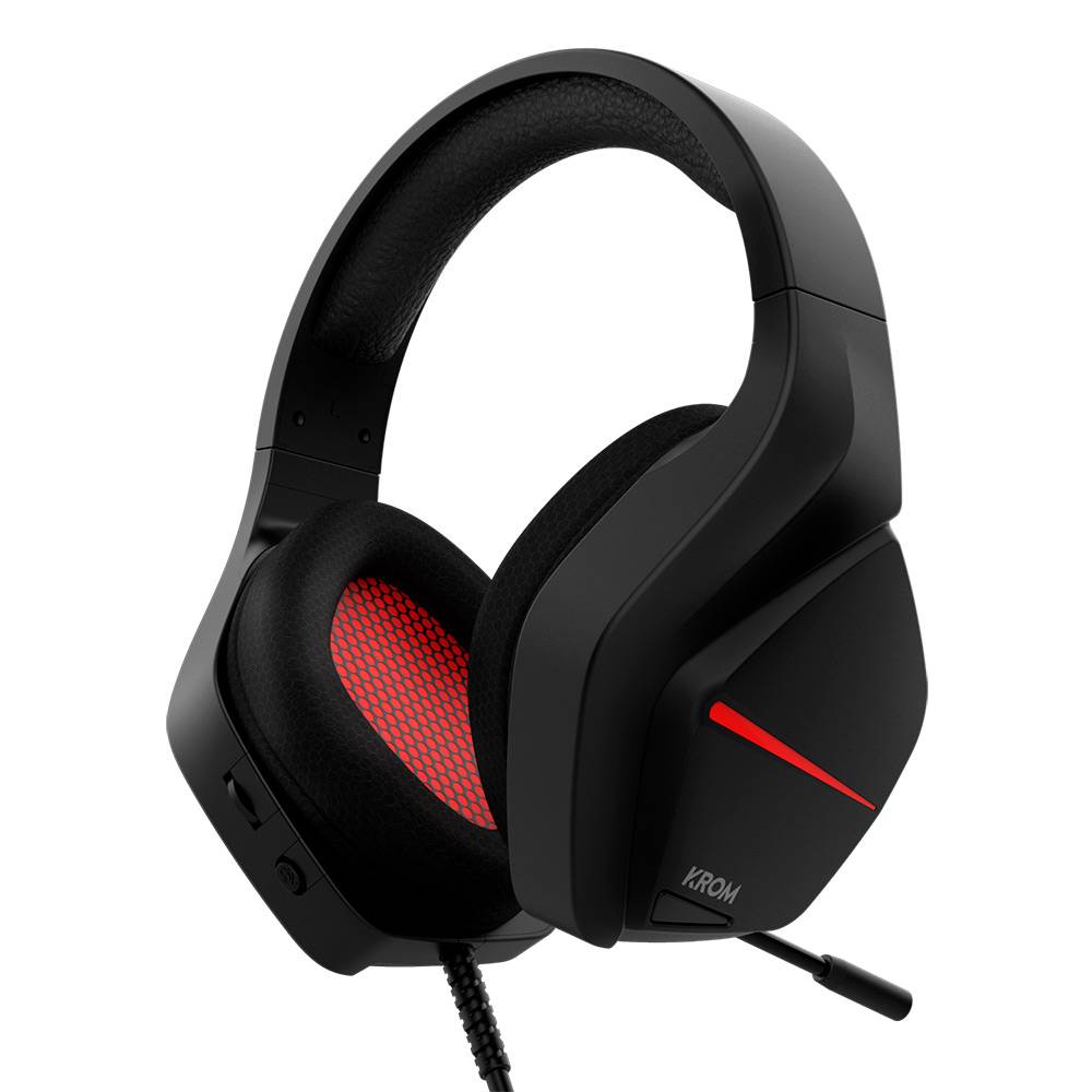Auscultadores Gaming com Microfone Krom Kopa Move/ Jack 3.5/ Pretos - Imagem 3