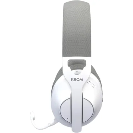 Auriculares Gaming Sem Fios Krom Phase Bluetooth / 2.4 GHz / Jack 3.5mm Brancos - Imagem 4