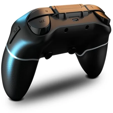 Gamepad Krom Kexal Sem Fios Bluetooth 5.0 2.4GHz PC Switch Android iOS Preto - Imagem 3