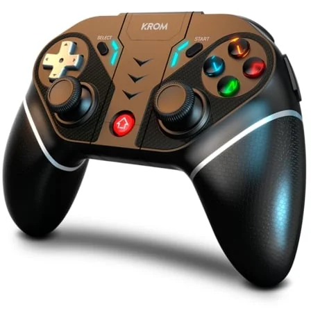 Gamepad Krom Kexal Sem Fios Bluetooth 5.0 2.4GHz PC Switch Android iOS Preto - Imagem 2