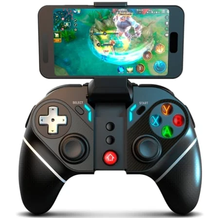 Gamepad Krom Kexal Sem Fios Bluetooth 5.0 2.4GHz PC Switch Android iOS Preto - Imagem 1