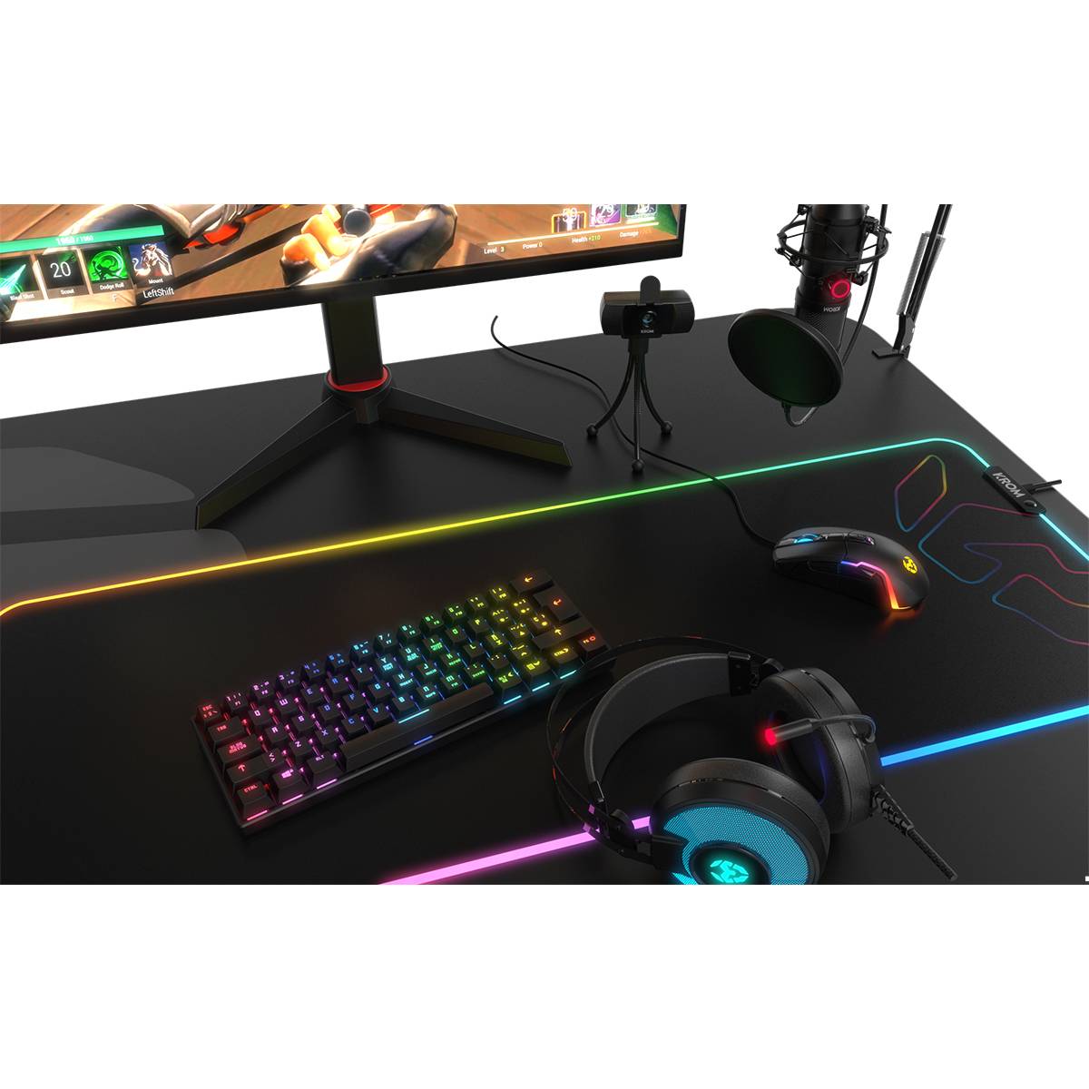 Rato Gaming Krom Kick/ Até 12000 DPI - Imagem 10