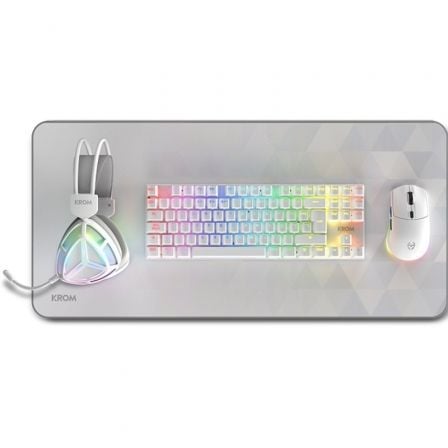 Pack Gaming Krom Klass/ Teclado RGB + Rato Ótico RGB + Tapete de Rato + Auscultadores RGB - Imagem 2