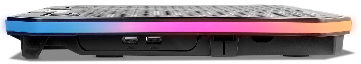 Suporte Refrigerante Krom Kooler para Portáteis até 19"/ Iluminação LED - Imagem 5