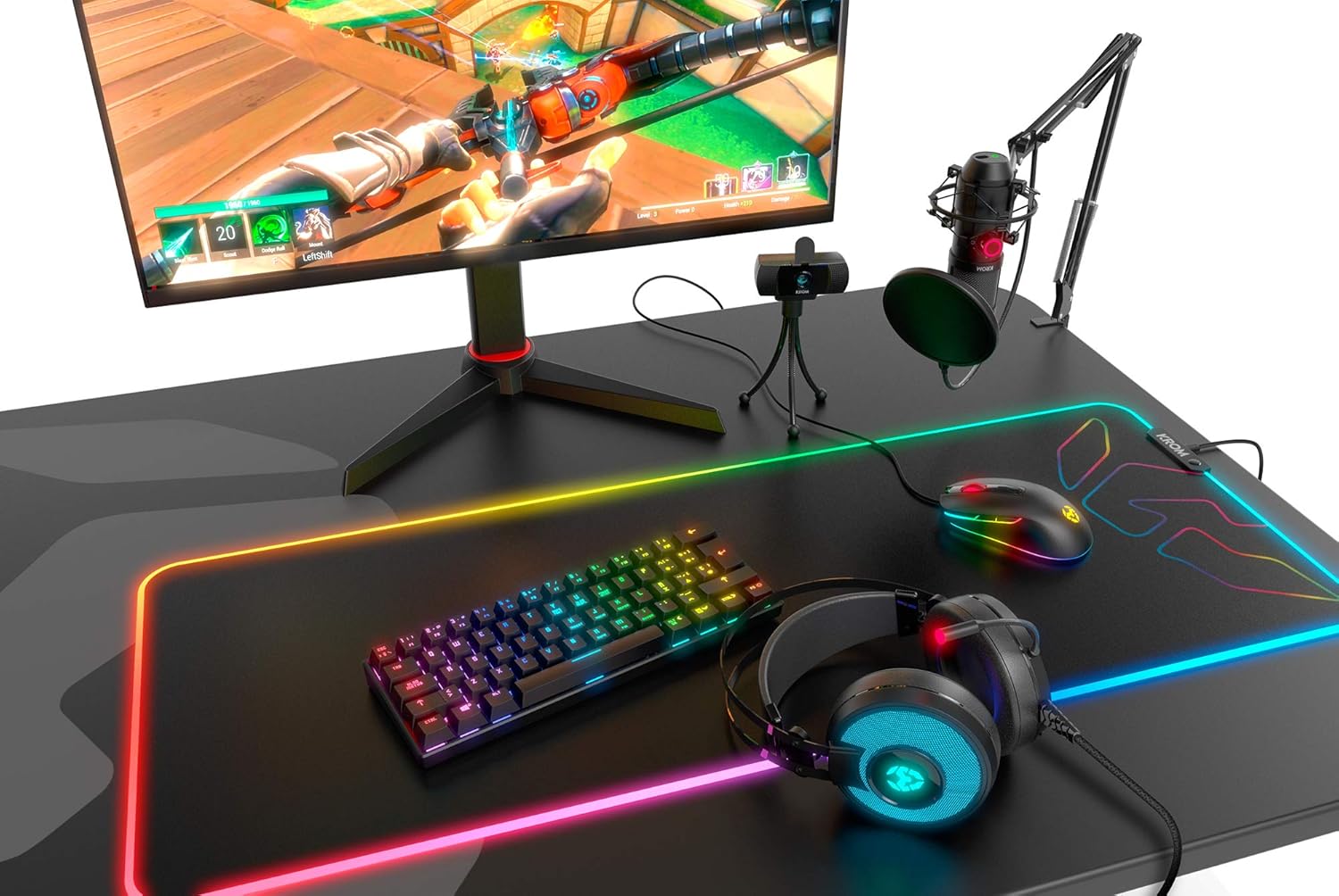 Teclado Gaming Mecânico Sem Fios Krom Kluster - Imagem 8