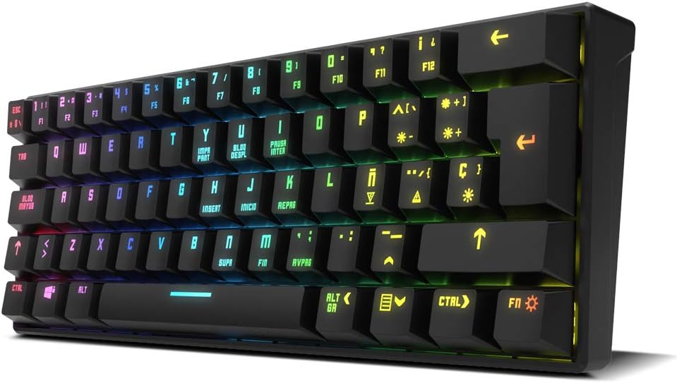 Teclado Gaming Mecânico Sem Fios Krom Kluster
