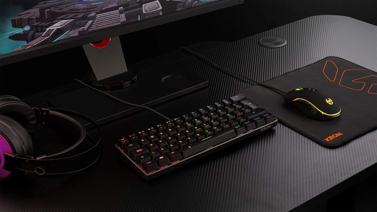 Teclado Gaming Mecânico Sem Fios Krom Kluster - Imagem 9