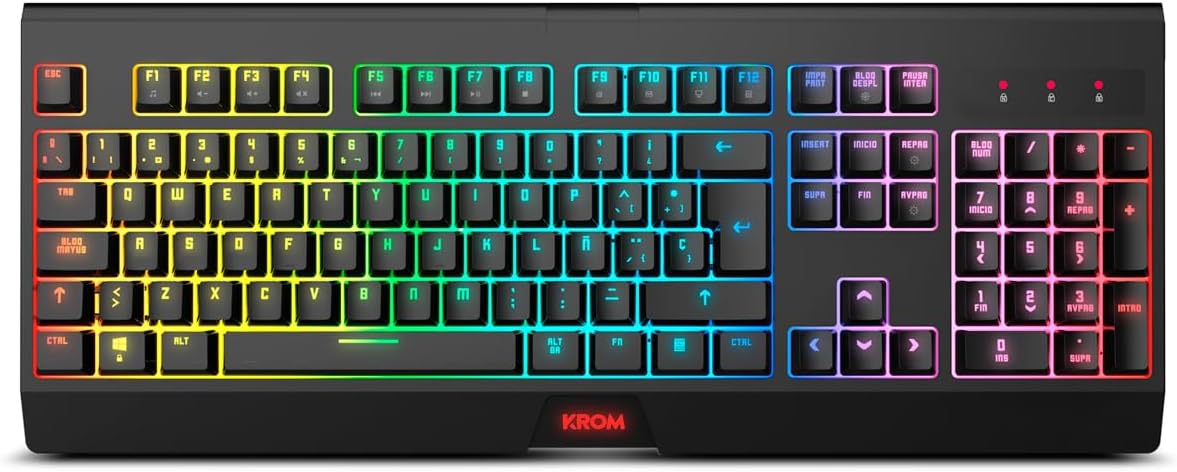 Pack Gaming Krom Kabala/ Teclado + Rato Sem Fios - Imagem 3