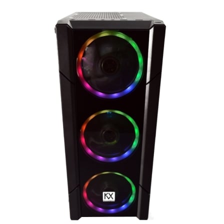 Computador Gaming KVX Phobos 1 AMD Ryzen 5 7600X 32GB 1TB SSD GeForce RTX 5060 Ti Preto sem SO - Imagem 2