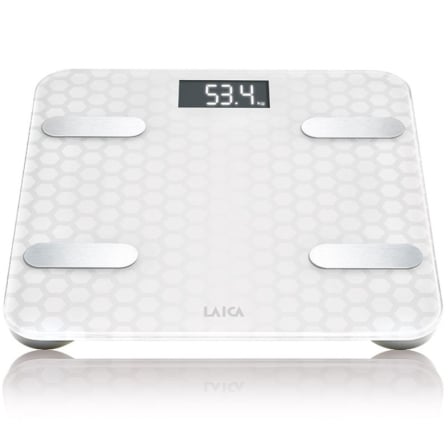 Balança de Banho Digital Laica PS7011 Bluetooth Composição Corporal Smart 180kg Vidro Temperado