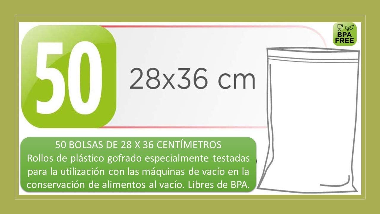 Saco para embalar a vácuo Laica VT3500/ 28 x 36cm/ 50 sacos - Imagem 2
