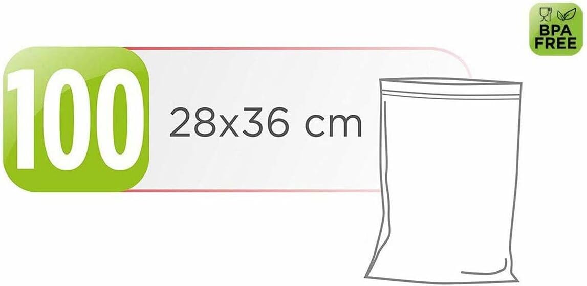 Bolsa para Embalar a Vácuo Laica VT3512/ 28 X 36cm/ 100 Sacos - Imagem 2