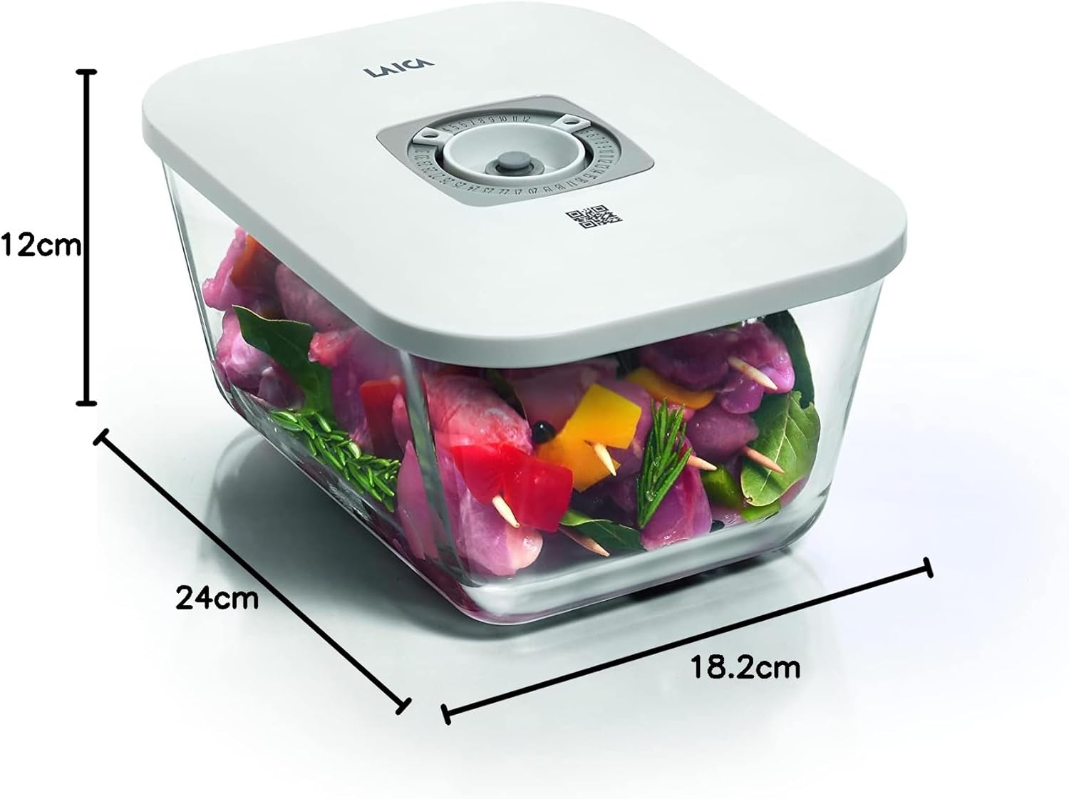 Recipiente para Vácuo Laica VT3307 em Vidro com Capacidade de 2.7L Transparente - Imagem 5