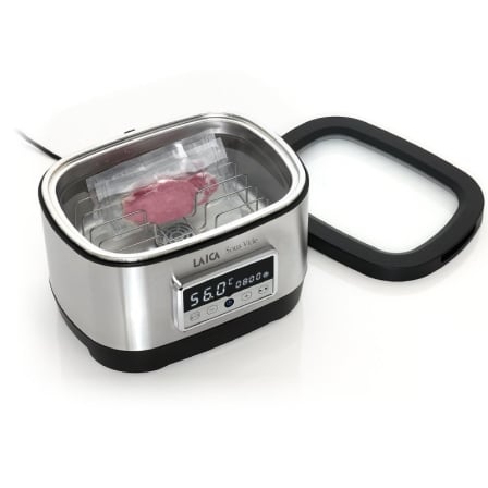Forno de Água Sous Vide LAICA SVC200 700W 8L Ecrã LED Prateado - Imagem 3