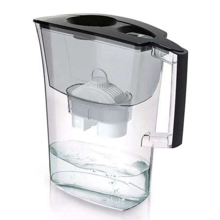 Jarra Filtrante LAICA Prime Line Elegante 3L Preto com 1 Filtro BI-FLUX
