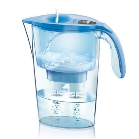 Jarra Filtrante LAICA Stream Line Capacidade 2.3L Água Filtrada 1.2L Azul
