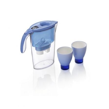 Jarra Filtrante LAICA Stream Line Capacidade 2.3L Água Filtrada 1.2L Azul - Imagem 2